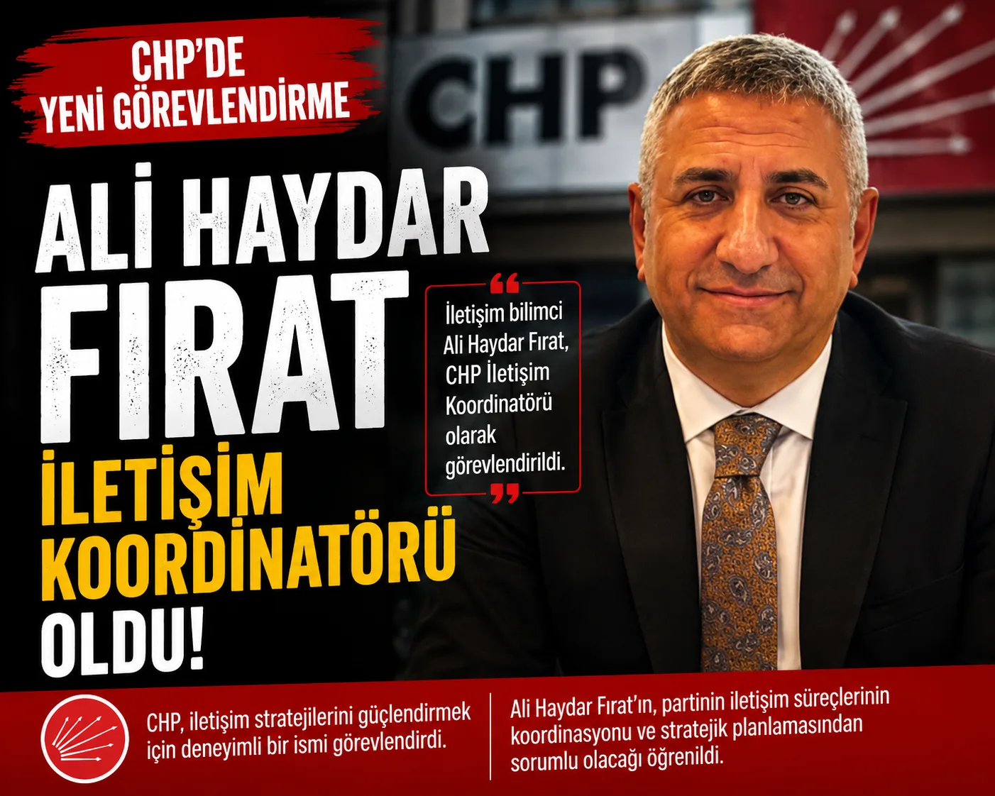 CHP’de Yeni Görevlendirme!