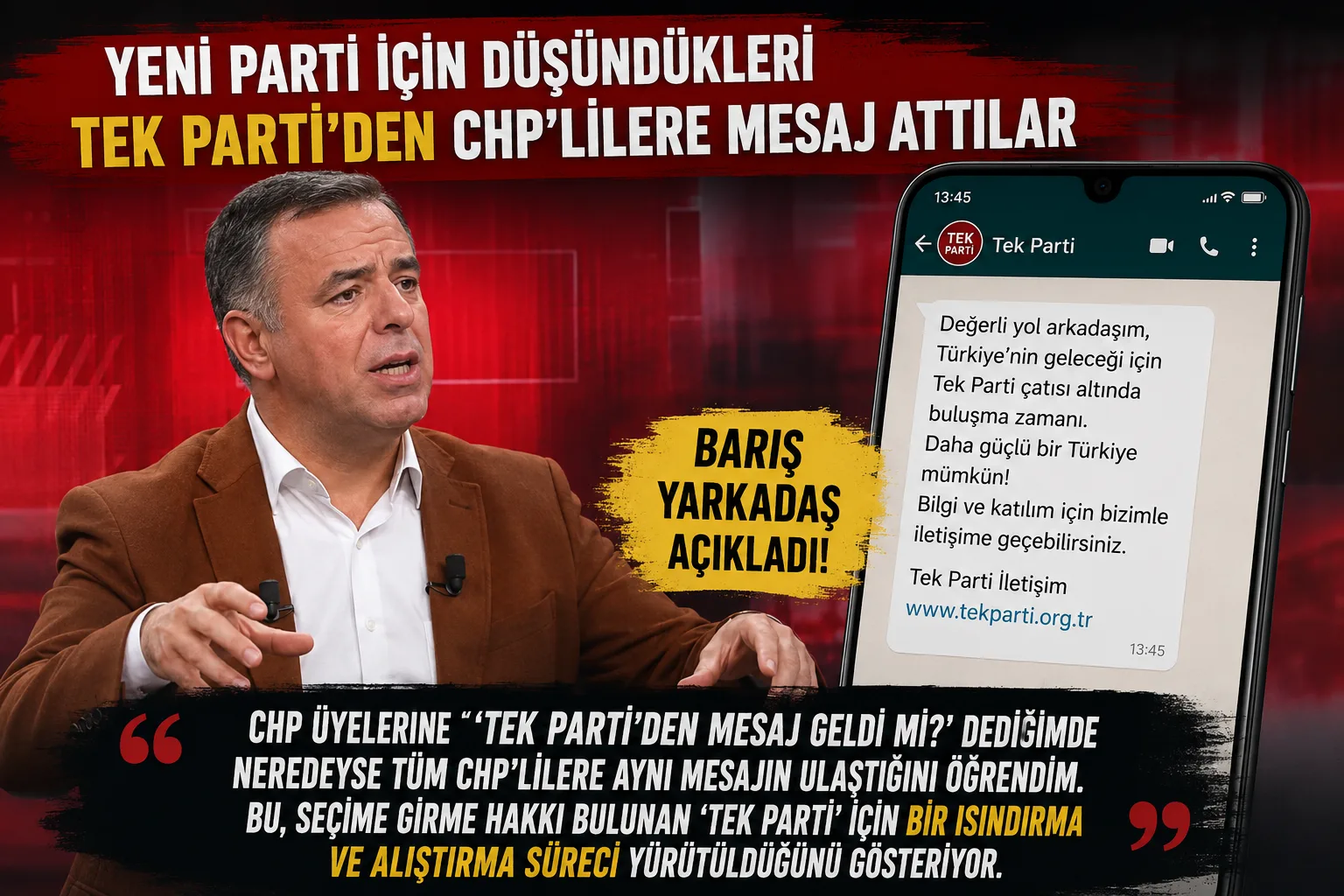 CHP’de Yeni Parti Trafiği! İlk Temaslar Başladı!