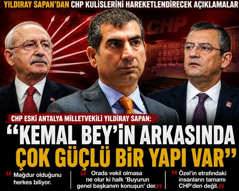 CHP’de Yeni Tartışma! Yıldıray Sapan’dan Özgür Özel’e Gönderme