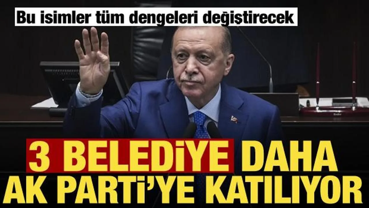 CHP’den 3 Belediye Başkanı AK Parti’ye Geçiyor!