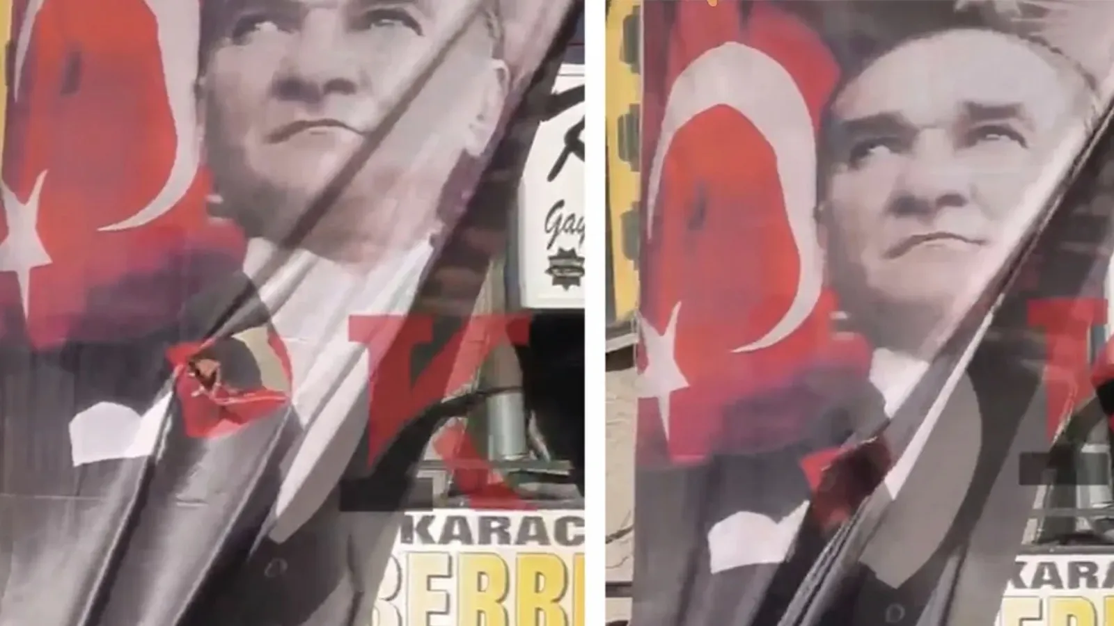 CHP’den Kayseri’de Atatürk Tepkisi: Altı Ok Kesildi
