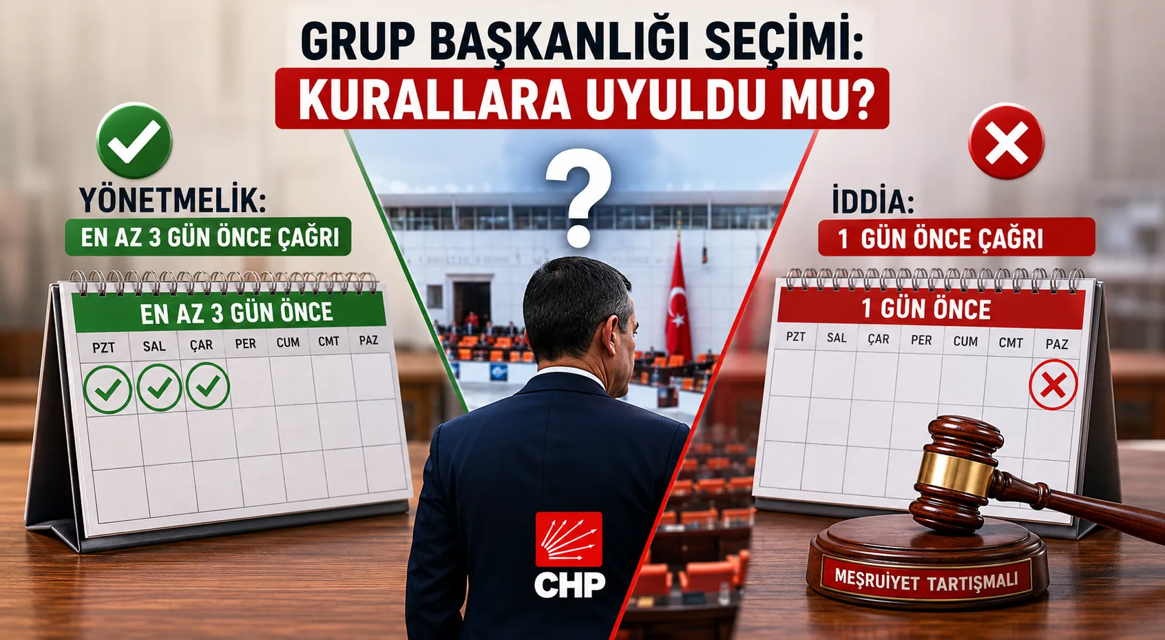 CHP Grup Başkanlığı Seçiminde Usul Tartışması!