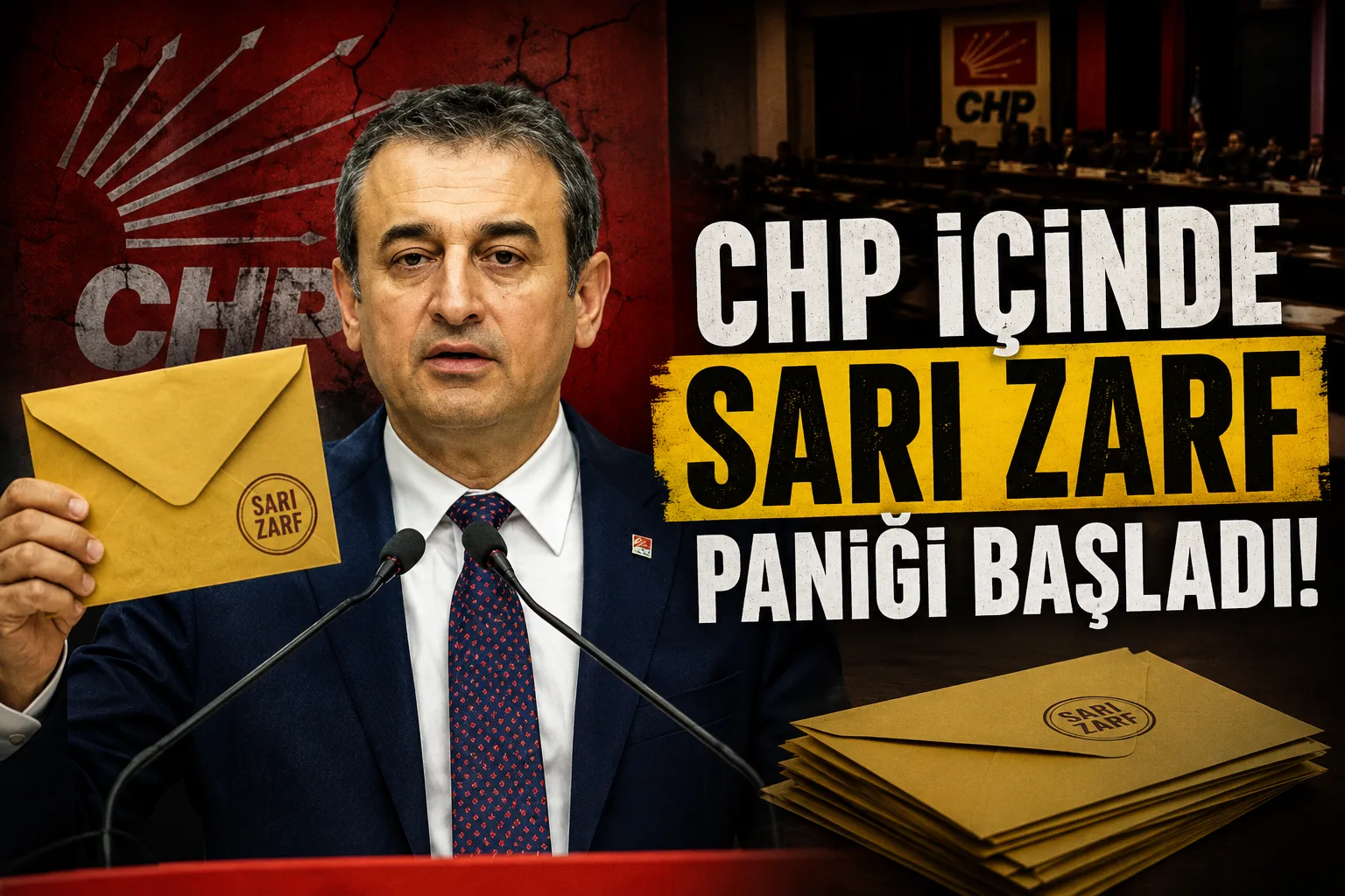 CHP içinde sarı zarf paniği başladı!