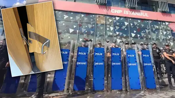 CHP İstanbul’da Kapı Krizi: Polis Arbede Çıkardı!