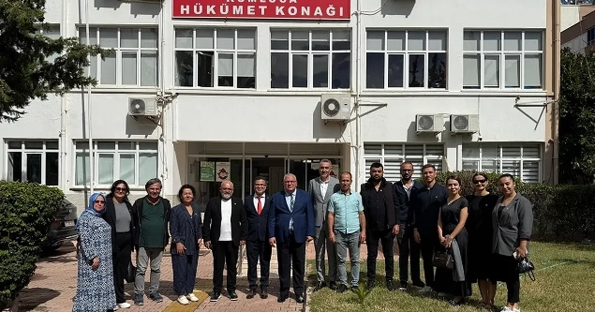 CHP Kumluca’nın Yeni Başkanı’ndan Kaymakam’a Ziyaret