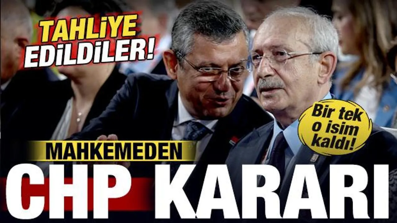 CHP Kurultayında 8 Tutuklu Serbest Bırakıldı!