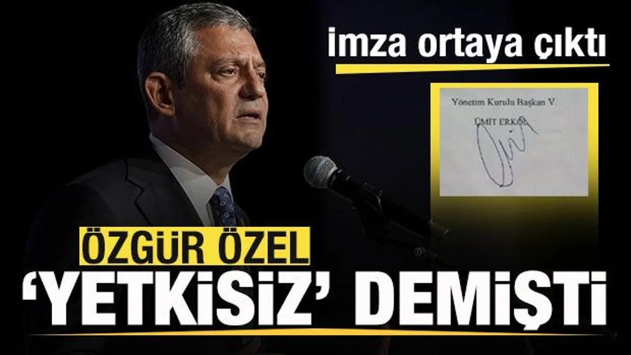 CHP Lideri Özgür Özel’in İddiasına Belgeli Yanıt