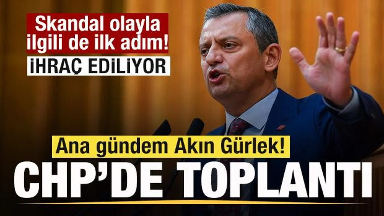 CHP MYK Toplantısında Gürlek ve Disiplin Gündemi