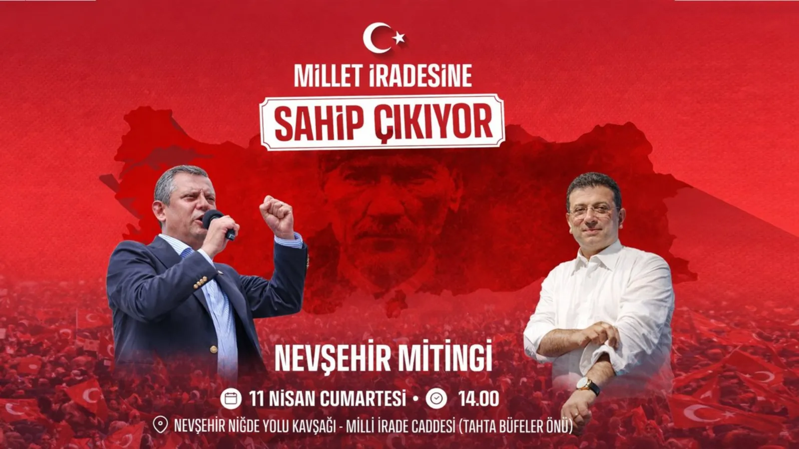 CHP, Nevşehir’de Tarihi Miting İçin Geri Sayımda