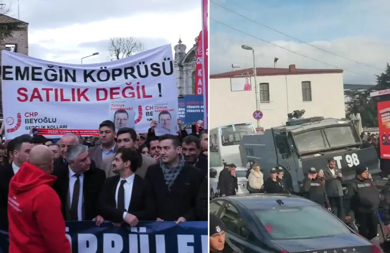 CHP’nin Yürüyüşüne Polis Engeli: Ortaköy’de Gerilim