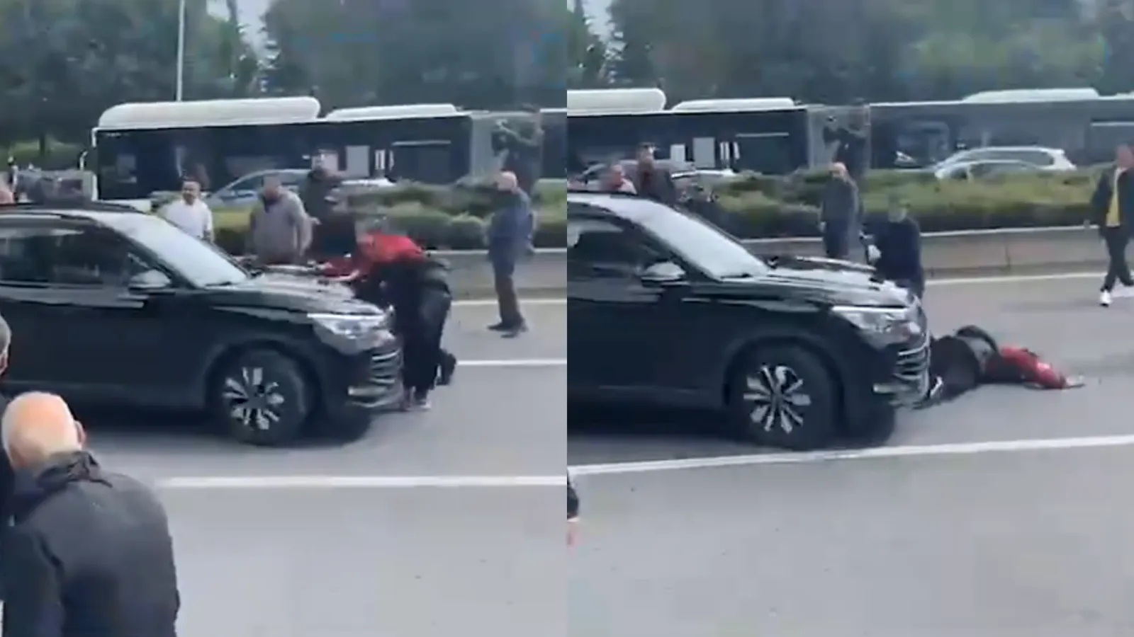 CHP Önünde Araç Kazası: Sahte Plaka İddiası!