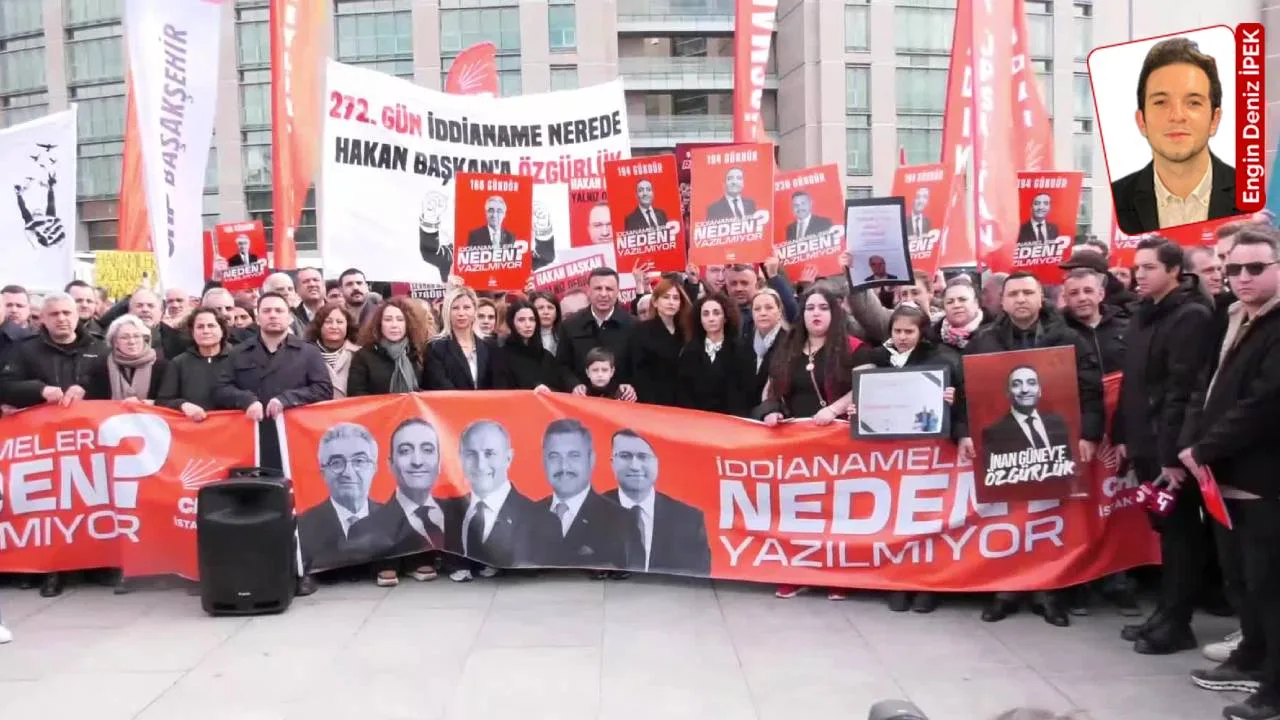 CHP, Tutuklu Başkanlar İçin Adliye Önünde Toplandı