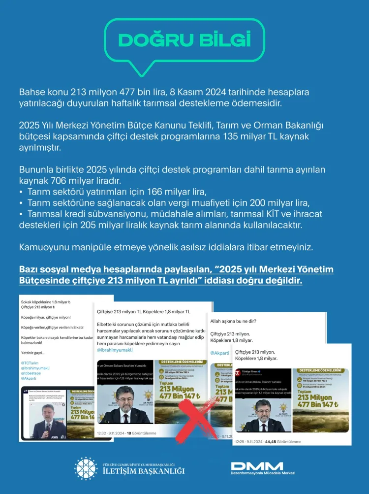 Tarım Bahsi İddiaları