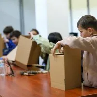 Çocuklar bir günlüğüne mimar oldu Çocuklar bir günlüğüne mimar oldu