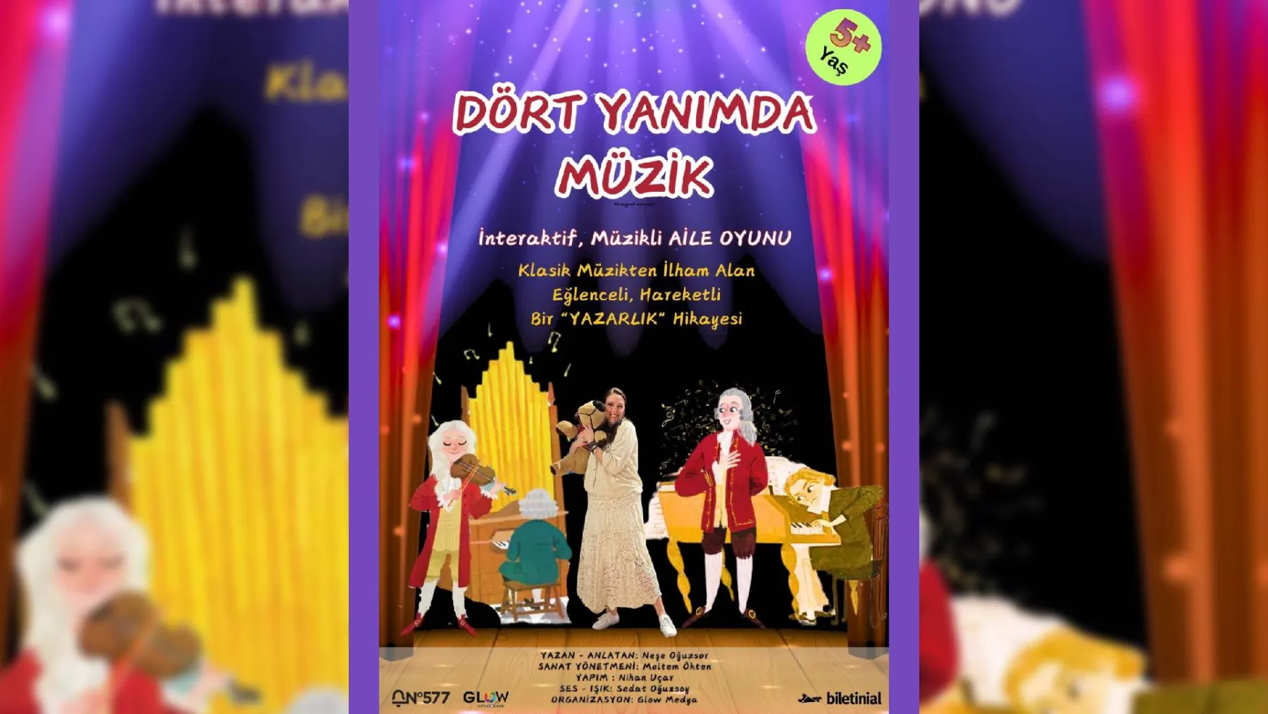 Çocuklar İçin Mozart: Interaktif Tiyatro Keyfi!