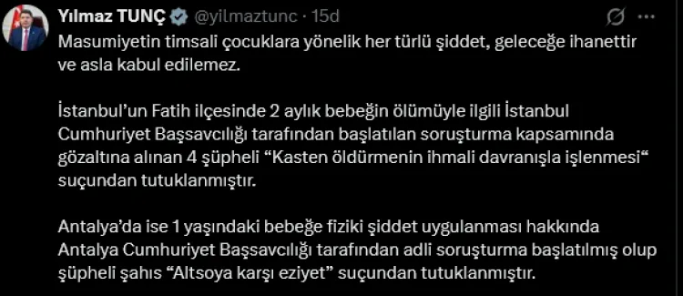 Çocuklara Yönelik Şiddete Sert Tepki!