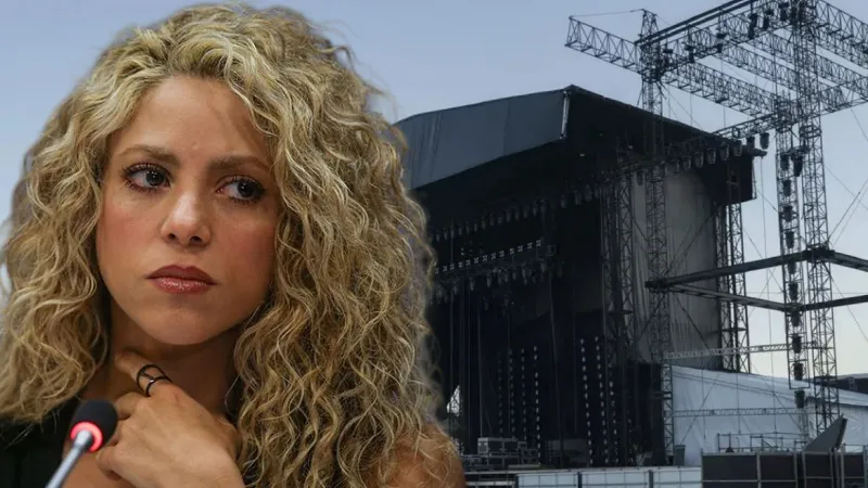 Copacabana’da Shakira Konseri Öncesi Kaza!