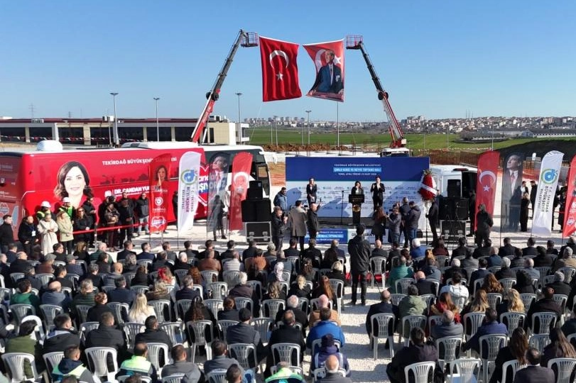 Çorlu’da Modern Sebze-Meyve Toptancı Hali Temeli Atıldı