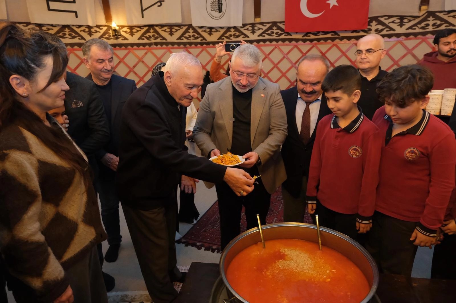 Çorum’da Çiğdem Aşı Geleneği Coşkuyla Yaşatıldı
