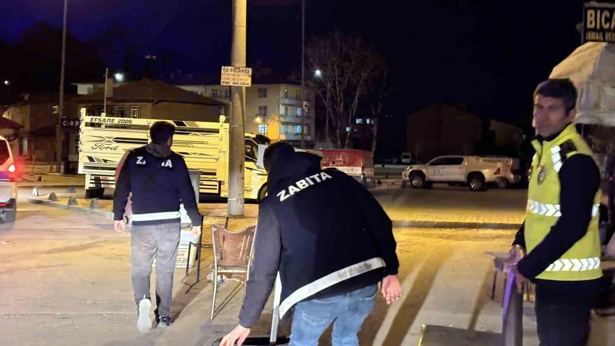 Çorum’da Gece Denetimi: Yol İşgallerine Son!