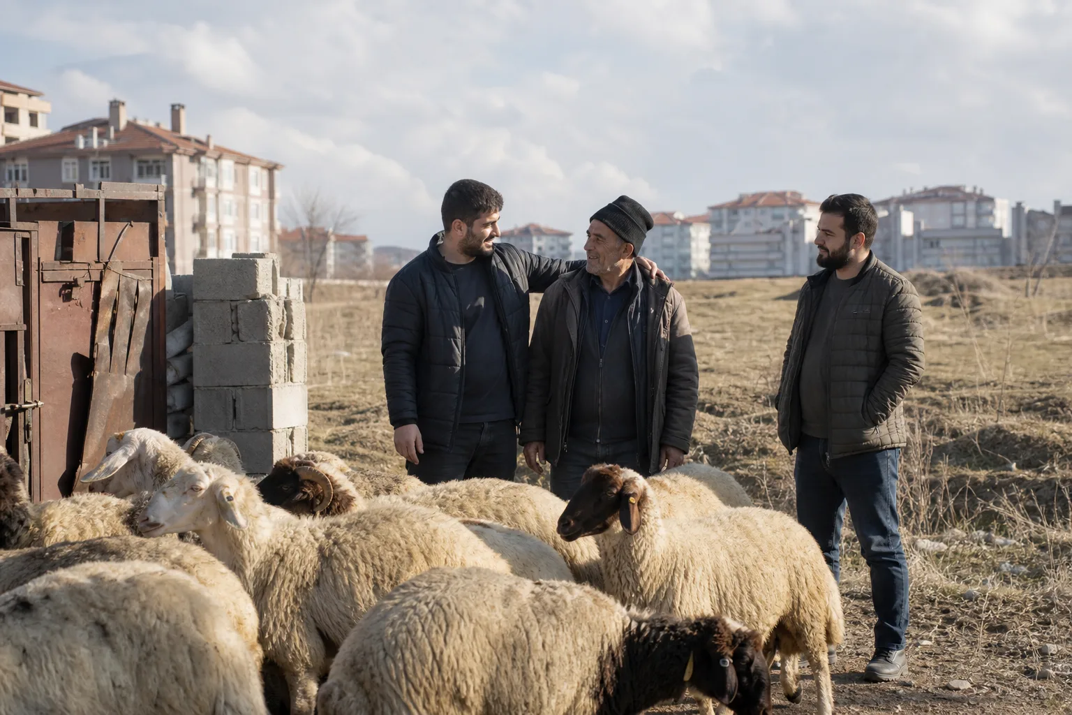 Çorum’da Kaçan Koyunlar Boş Arazide Bulundu