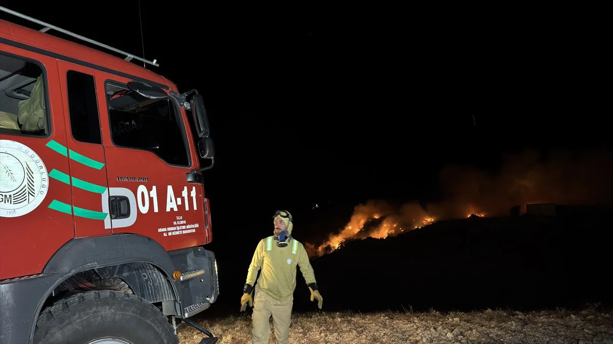 Çukurova’da Yangın Kontrol Altına Alındı
