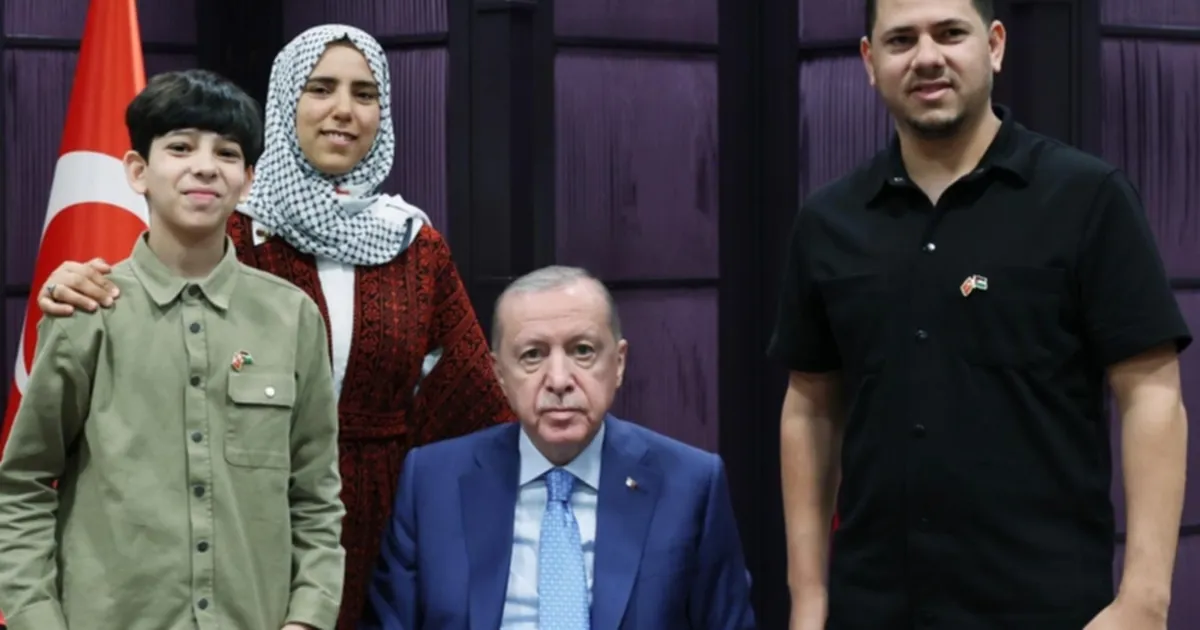 Cumhurbaşkanı Erdoğan, Gazzeli Ramazan’ı Ağırladı