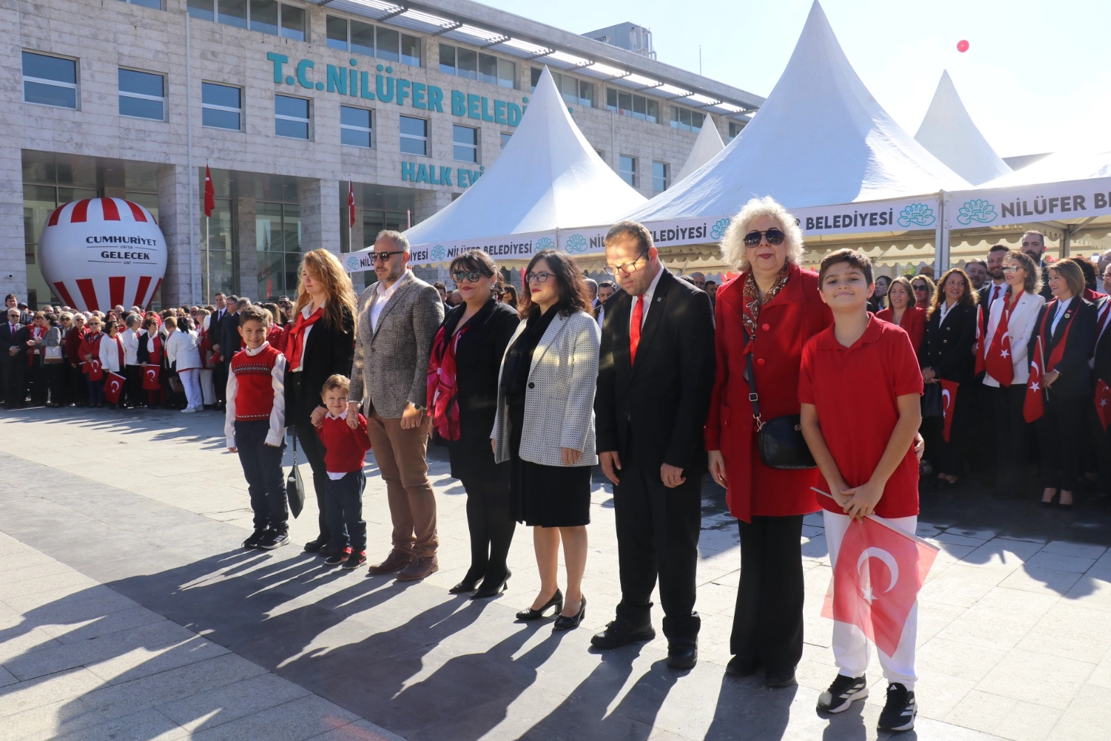 Cumhuriyet Coşkusu: Mimarlar Odası Törende