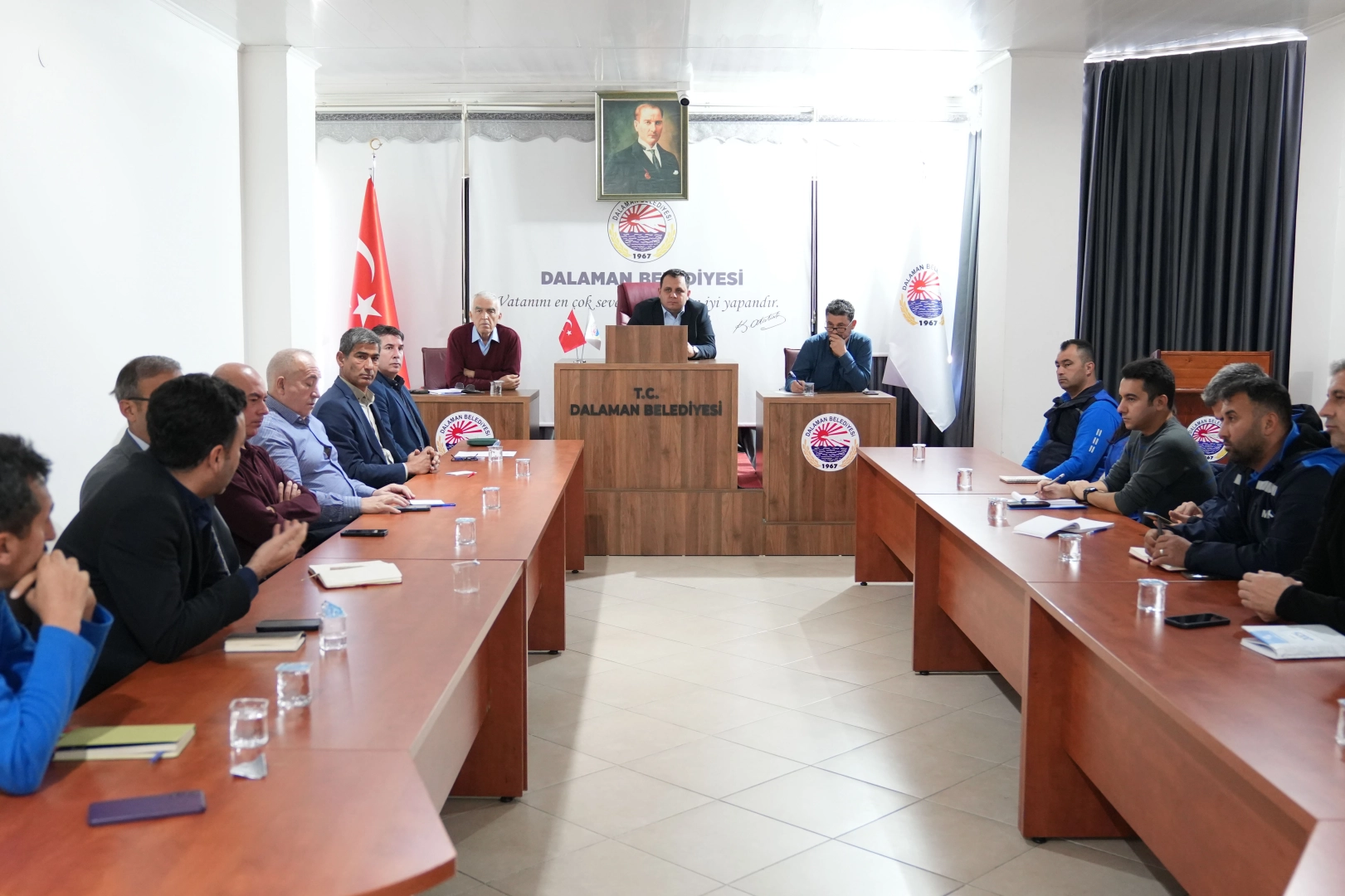 Dalaman’da Doğalgaz Çalışmaları İçin Toplantı Yapıldı