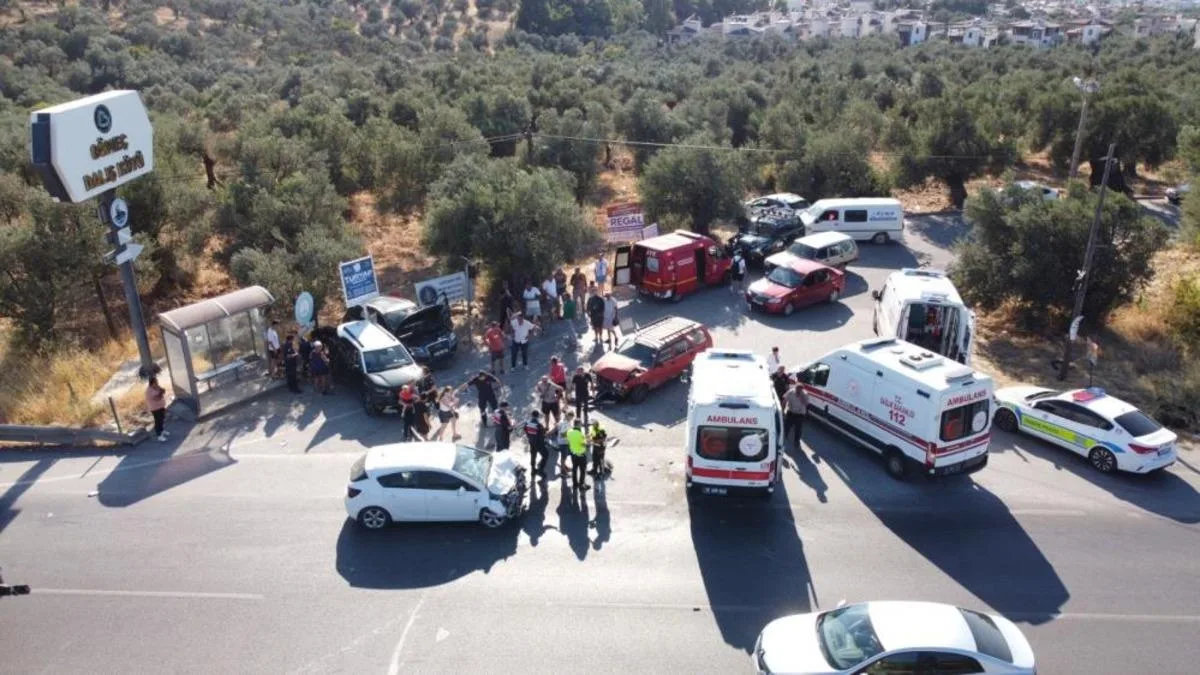 Dalış Köyü’nde Zincirleme Kaza: 4 Yaralı!