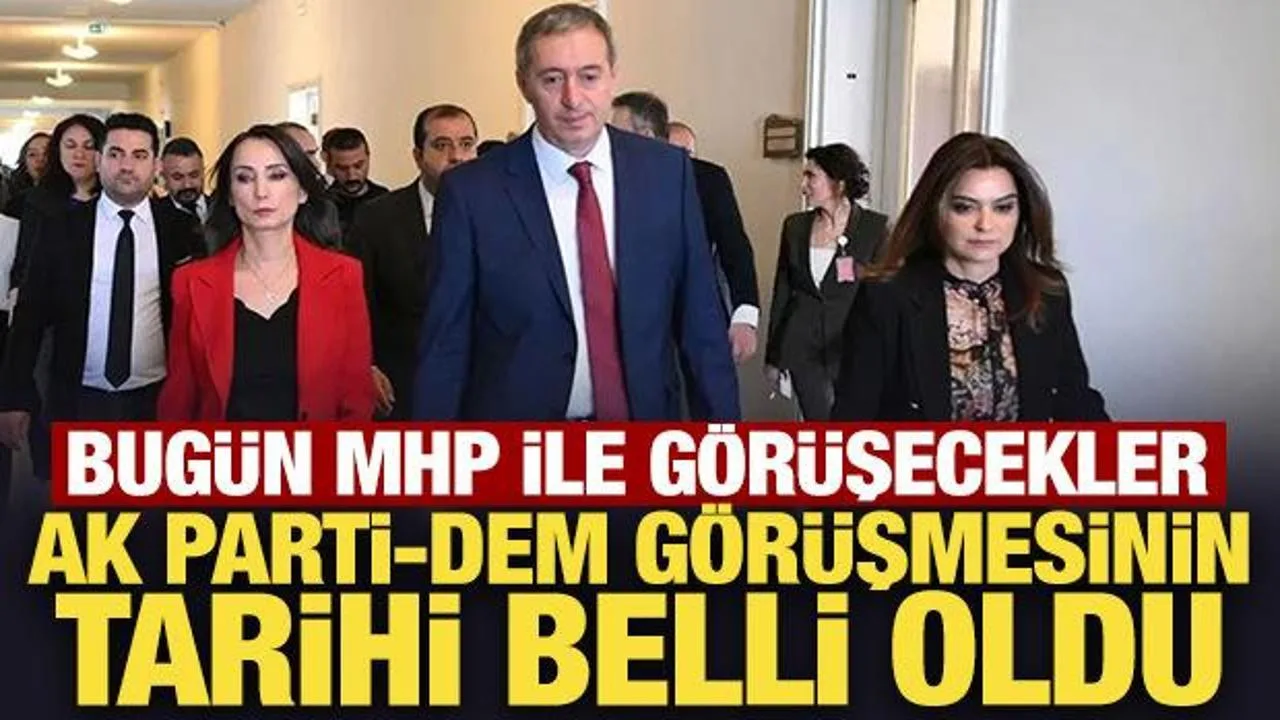DEM Parti Heyeti, MHP’yi Ziyaret Edecek!