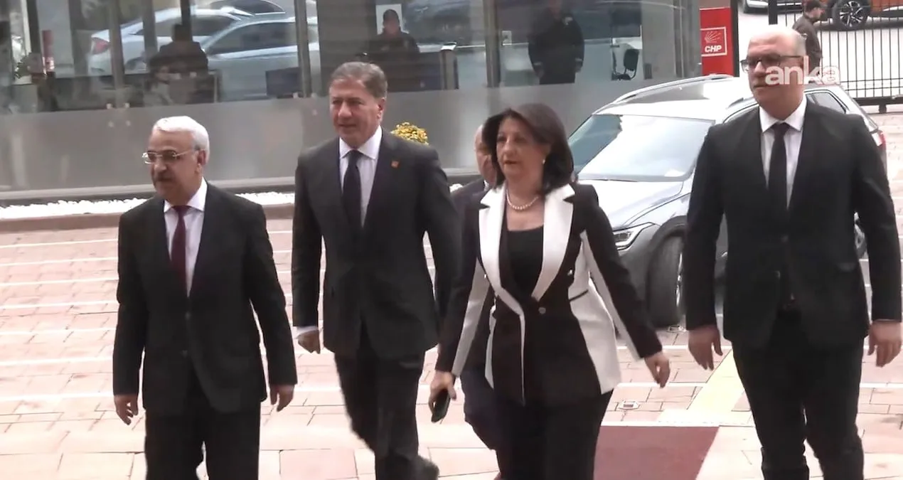 DEM Parti İmralı Heyeti CHP’yi Ziyaret Etti