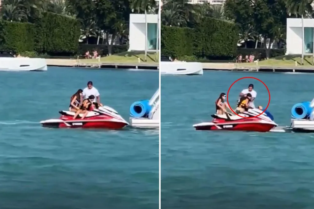 Denizdeki genç kızın jet ski macerası tartışma yarattı