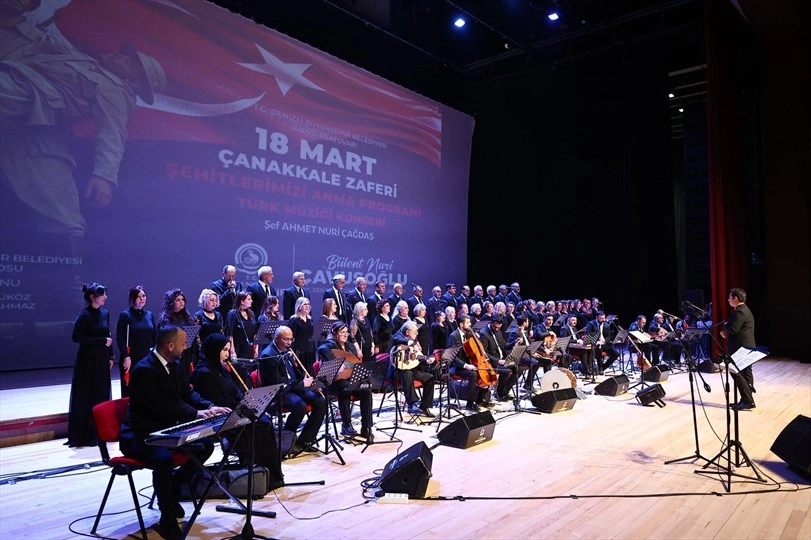 Denizli’de 18 Mart Anma Programı Coşkuyla Kutlandı