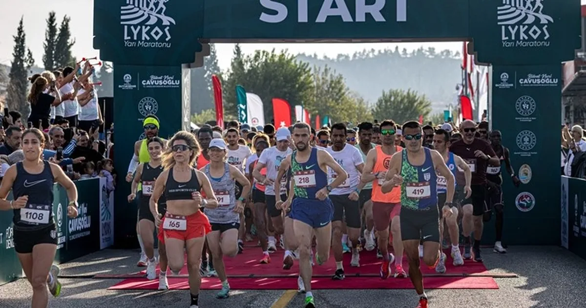 Denizli’de Lykos Yarı Maratonu Coşkuyla Gerçekleşti