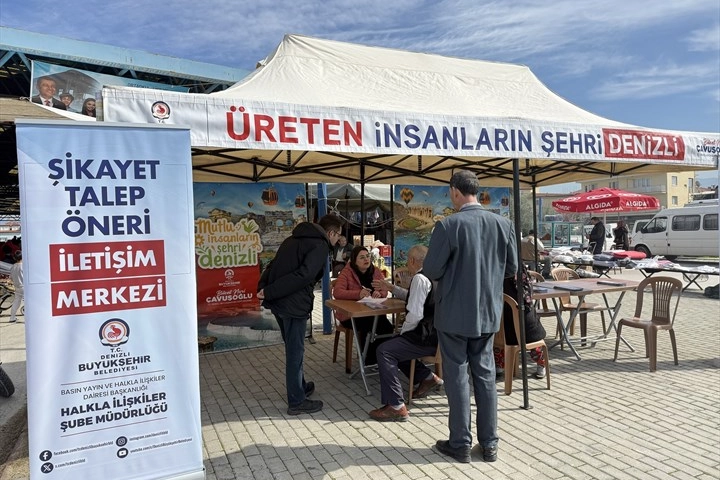 Denizli’de Pazaryerlerinde Halkla Buluşma!