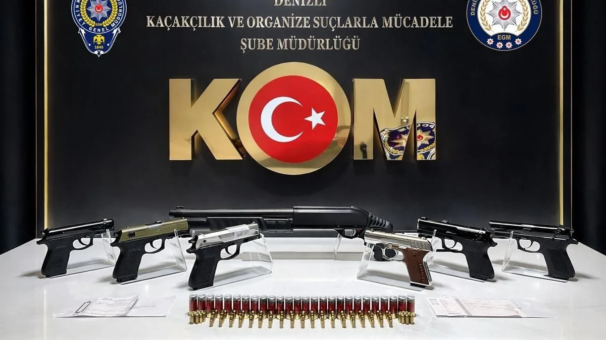 Denizli’de Tefecilik ve Silah Ticareti Operasyonu!