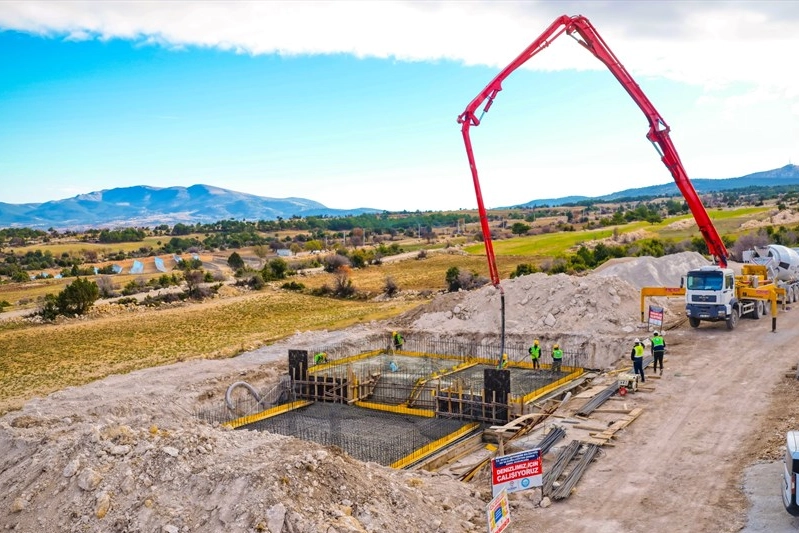 Denizli’de Yeni İçme Suyu Deposu İnşaatı Başladı