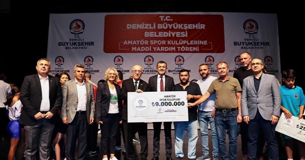 Denizli’den Amatör Kulüplere 9 Milyon TL Destek!