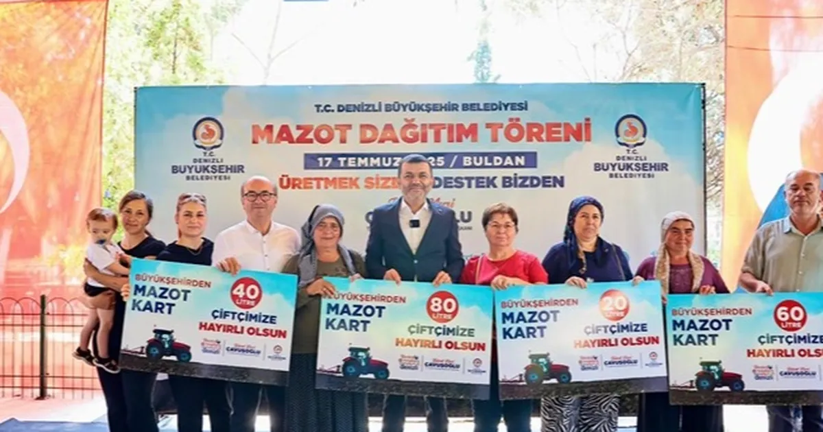 Denizli’den Buldanlı Çiftçiye Mazot Desteği!