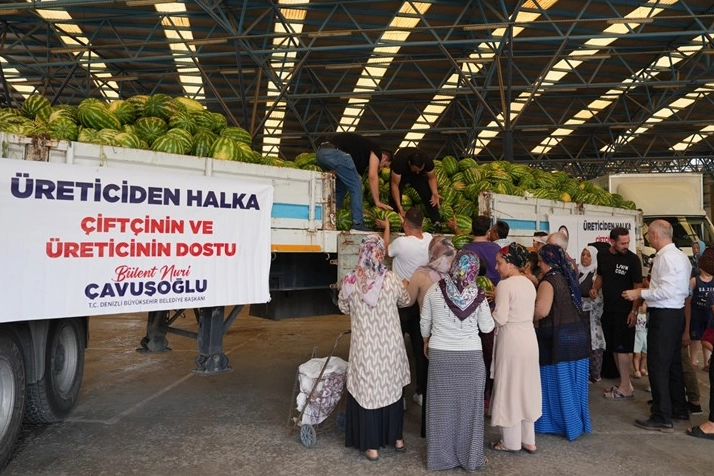 Denizli’den Karpuzla İhtiyaç Sahiplerine Destek