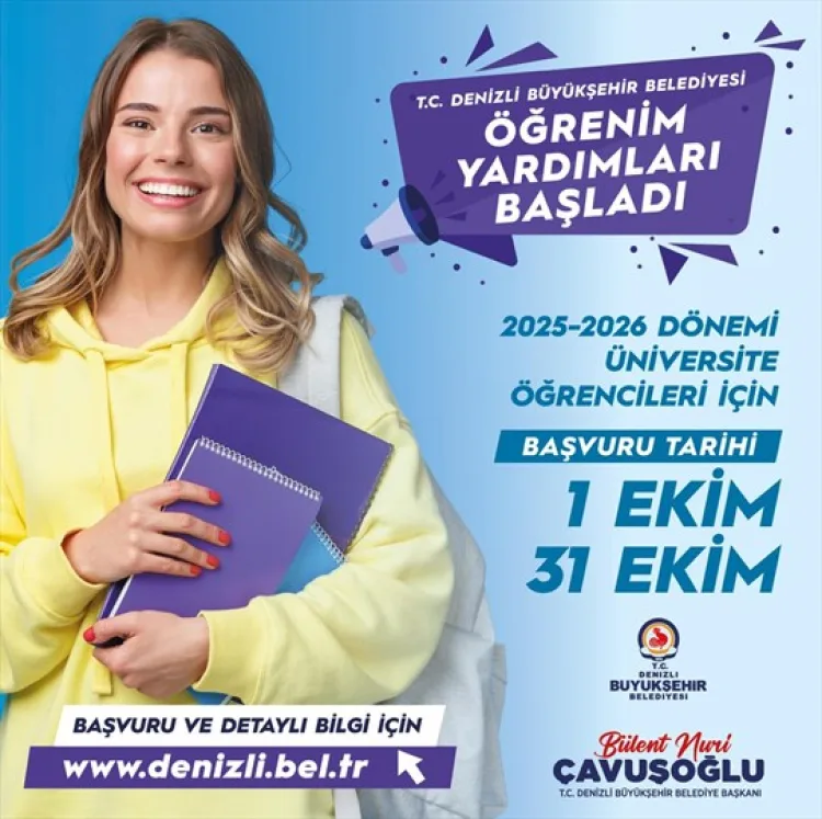 Denizli’den Öğrencilere 8.000 TL Destek Dönemi!