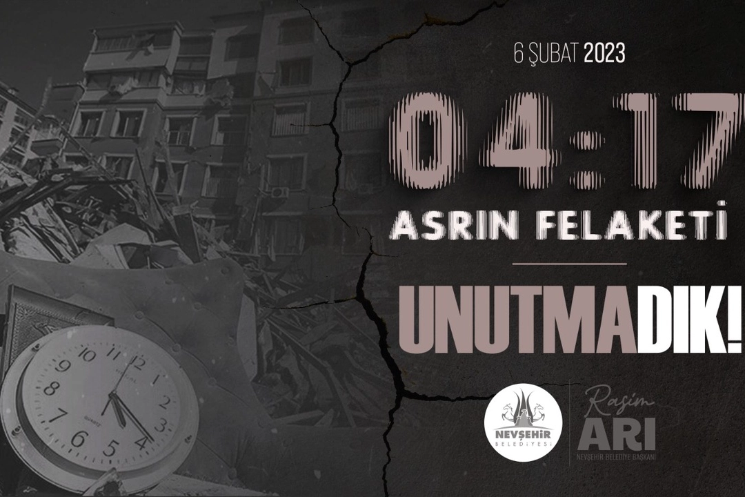 Deprem Acısı Unutulmadı: Nevşehir’den Anma