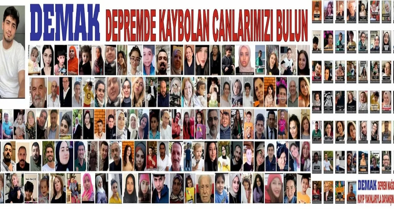 Depremde Kaybolanlar: Aileler Umutsuz Bekleyişte