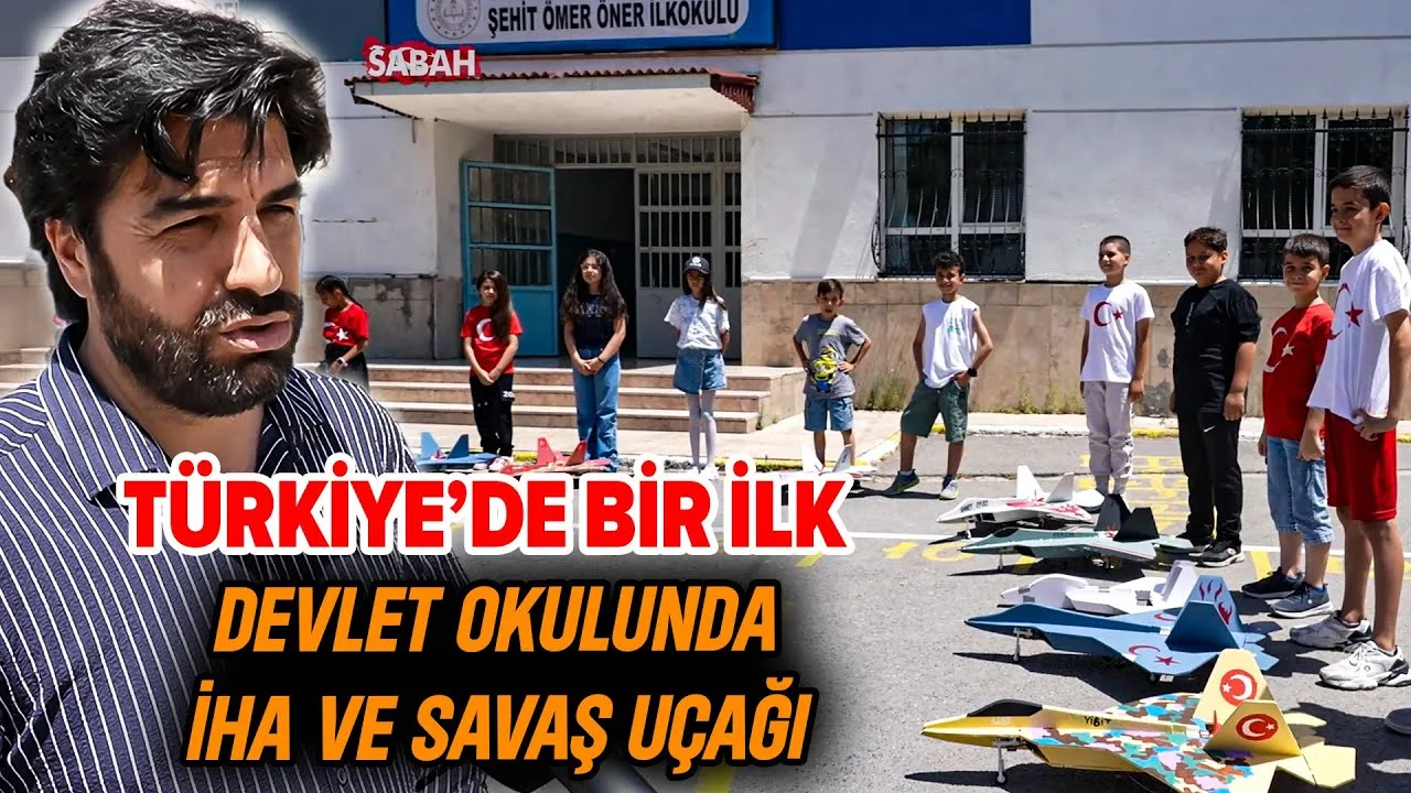 Devlet Okulunda Savaş Uçağı ve İHA Üretimi!
