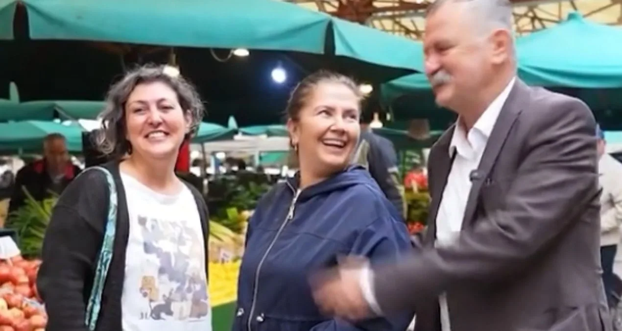 Didem Özel, Pazarda Sıcak Anlar Yaşadı!