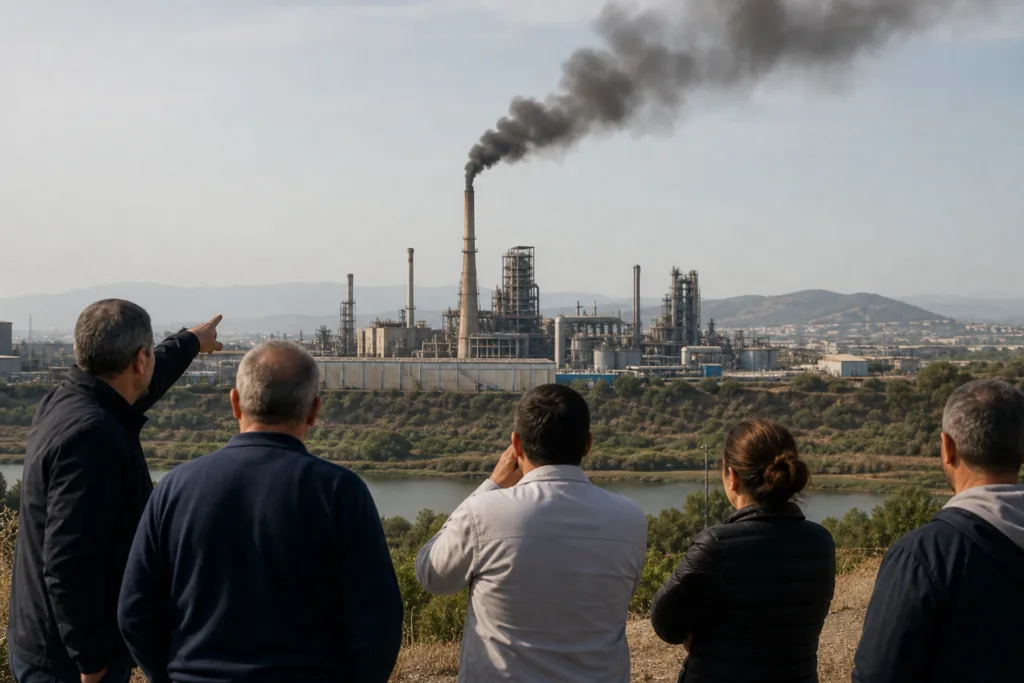 Dilovası’nda Turkuaz Polyester Fabrikasında Siyah Duman Alarmı