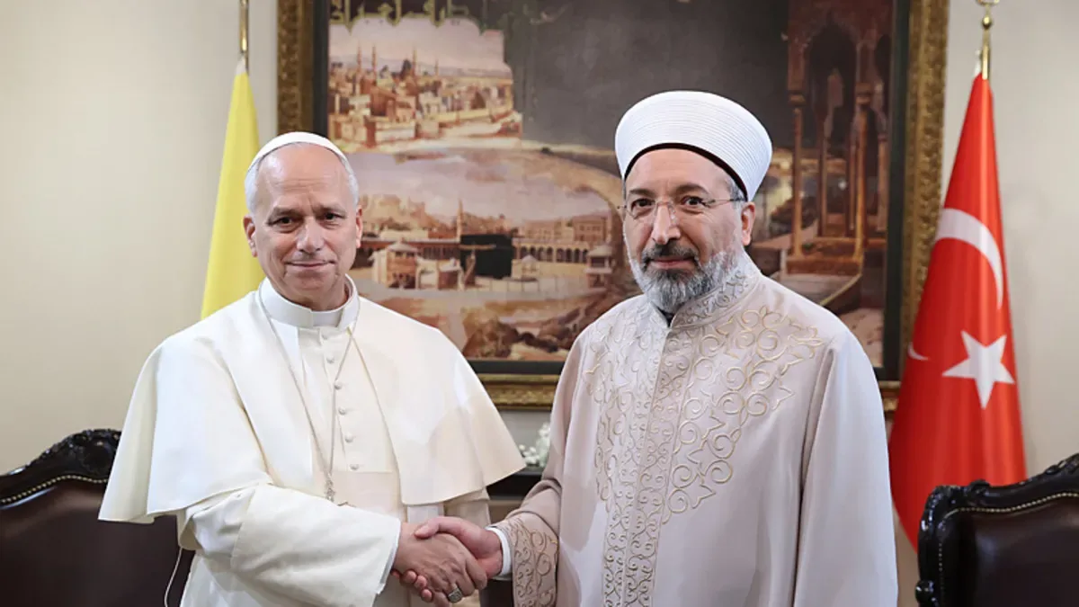 Diyanet Başkanı Arpaguş, Papa 14. Leo ile Buluştu