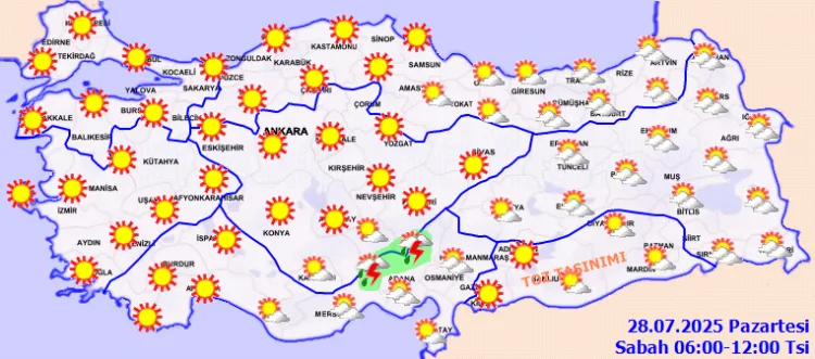 Doğu’da Fırtına ve Sağanak Yağış Uyarısı!