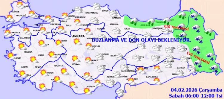 Doğu’da Hava Durumu: Yağış ve Çığ Tehlikesi!